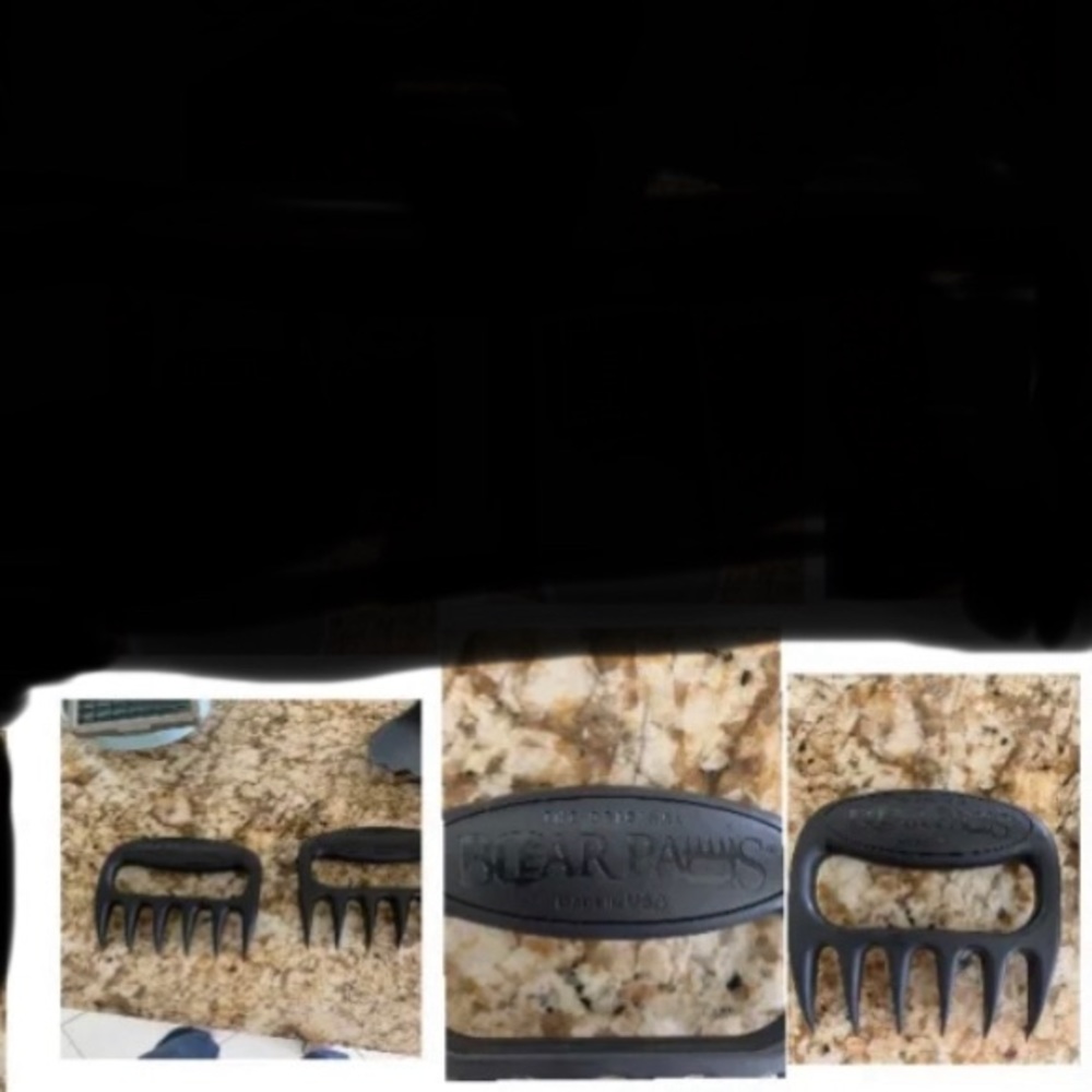 2 shredding/ chopping claws plastic
